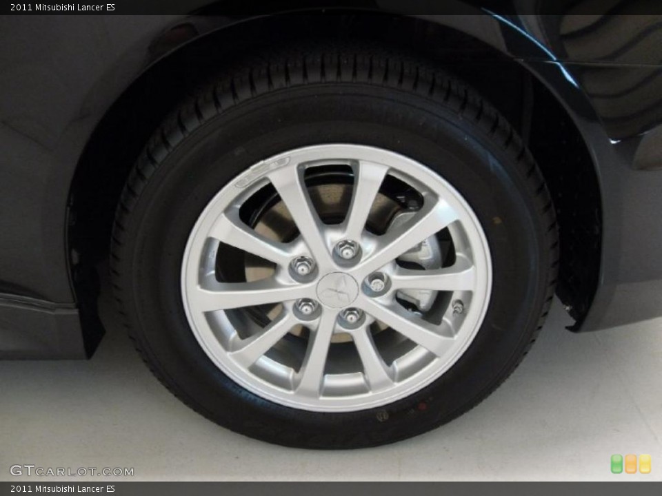 2011 Mitsubishi Lancer ES Wheel and Tire Photo #39016243