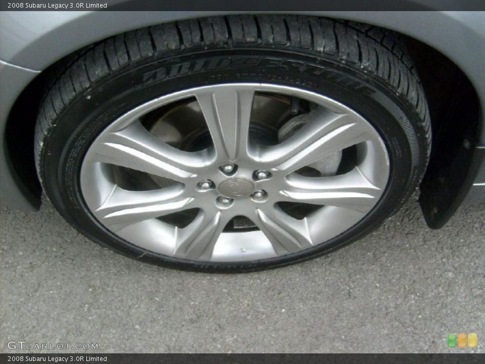 2008 Subaru Legacy 3.0R Limited Wheel and Tire Photo #39018063