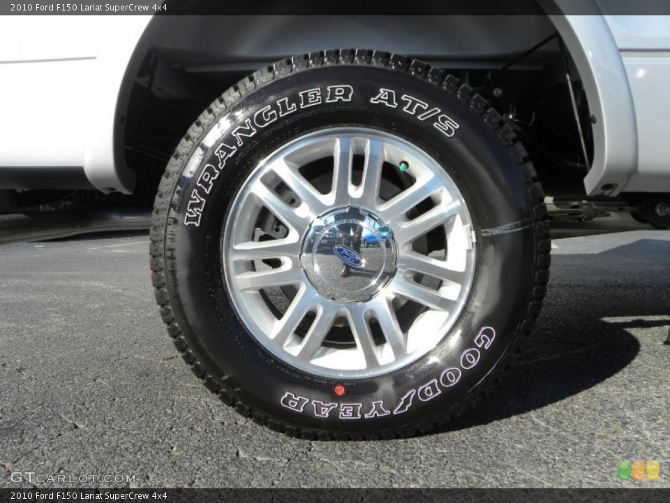 2010 Ford F150 Lariat SuperCrew 4x4 Wheel and Tire Photo #39019863