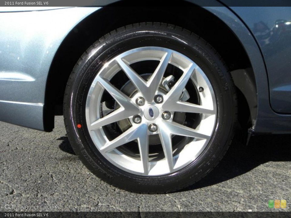 2011 Ford Fusion SEL V6 Wheel and Tire Photo #39020339