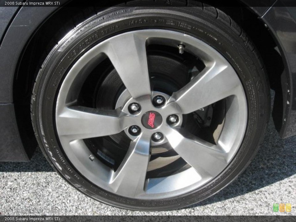 2008 Subaru Impreza WRX STi Wheel and Tire Photo #39023979