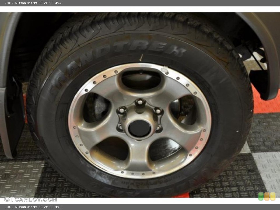 2002 Nissan Xterra SE V6 SC 4x4 Wheel and Tire Photo #39026107