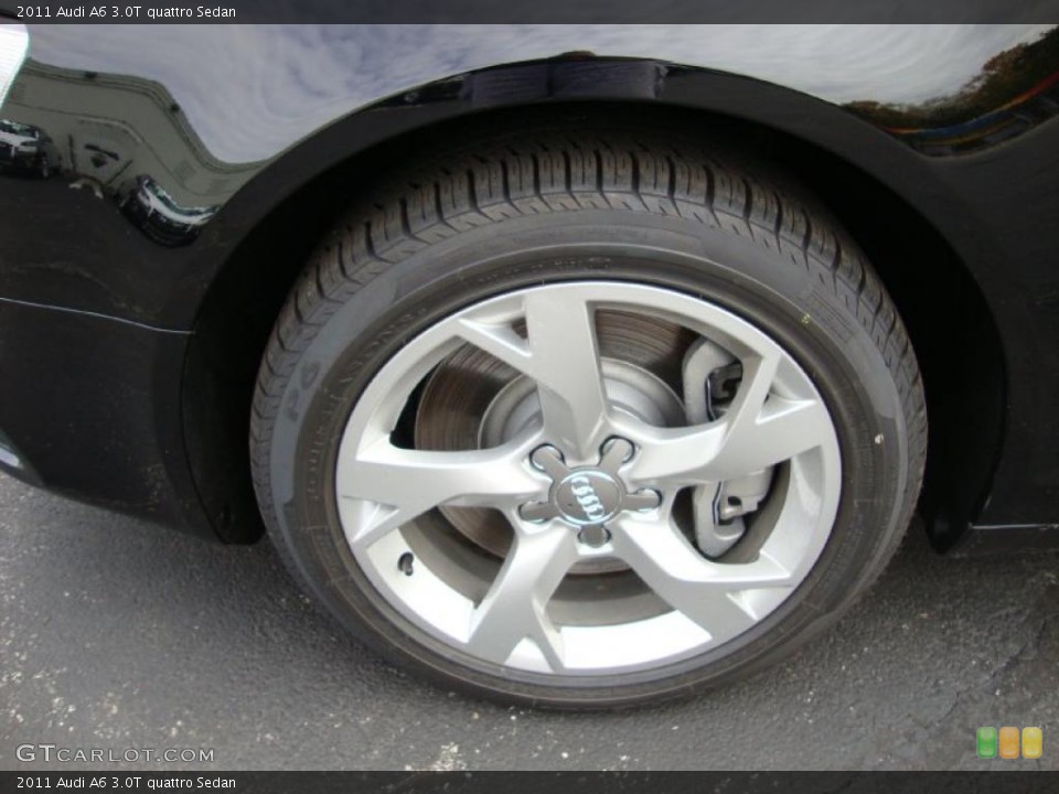 2011 Audi A6 3.0T quattro Sedan Wheel and Tire Photo #39028215