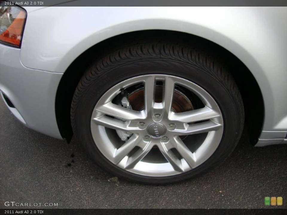 2011 Audi A3 2.0 TDI Wheel and Tire Photo #39028919