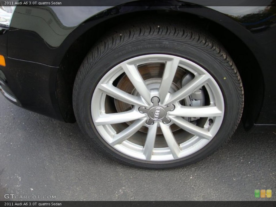 2011 Audi A6 3.0T quattro Sedan Wheel and Tire Photo #39029639