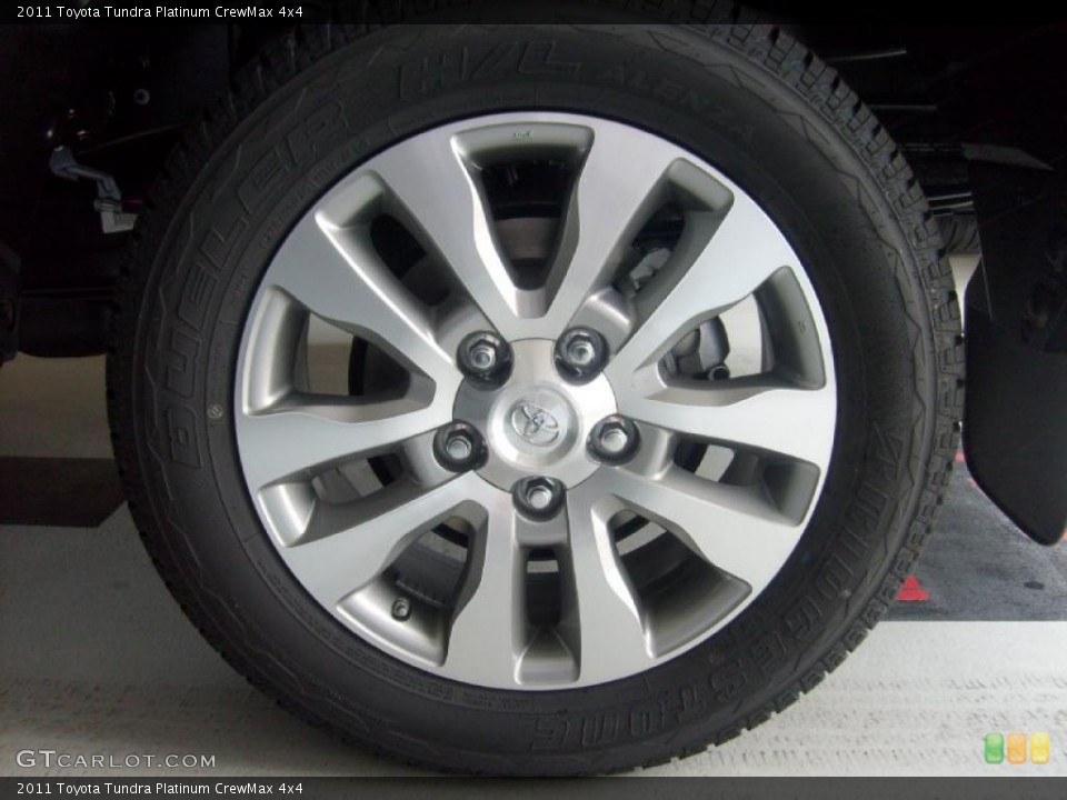 2011 Toyota Tundra Platinum CrewMax 4x4 Wheel and Tire Photo #39031807