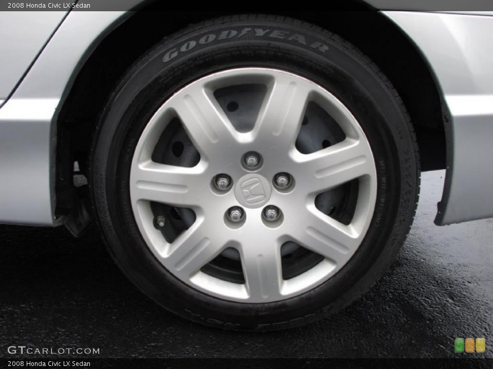 2008 Honda Civic LX Sedan Wheel and Tire Photo #39033020