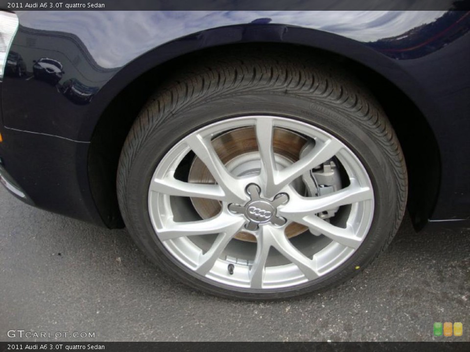 2011 Audi A6 3.0T quattro Sedan Wheel and Tire Photo #39035271