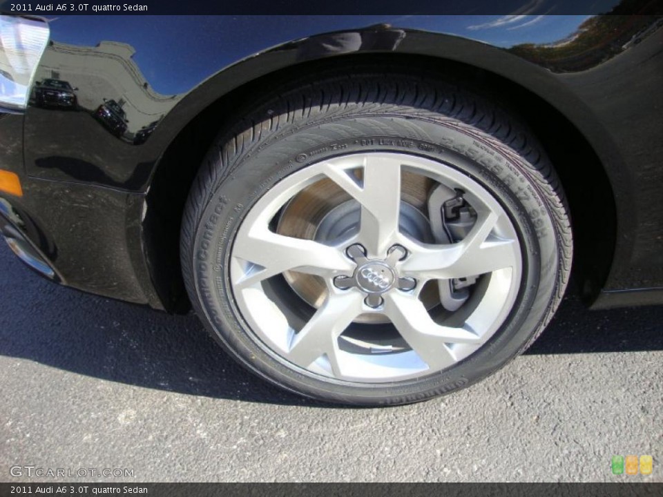 2011 Audi A6 3.0T quattro Sedan Wheel and Tire Photo #39035903