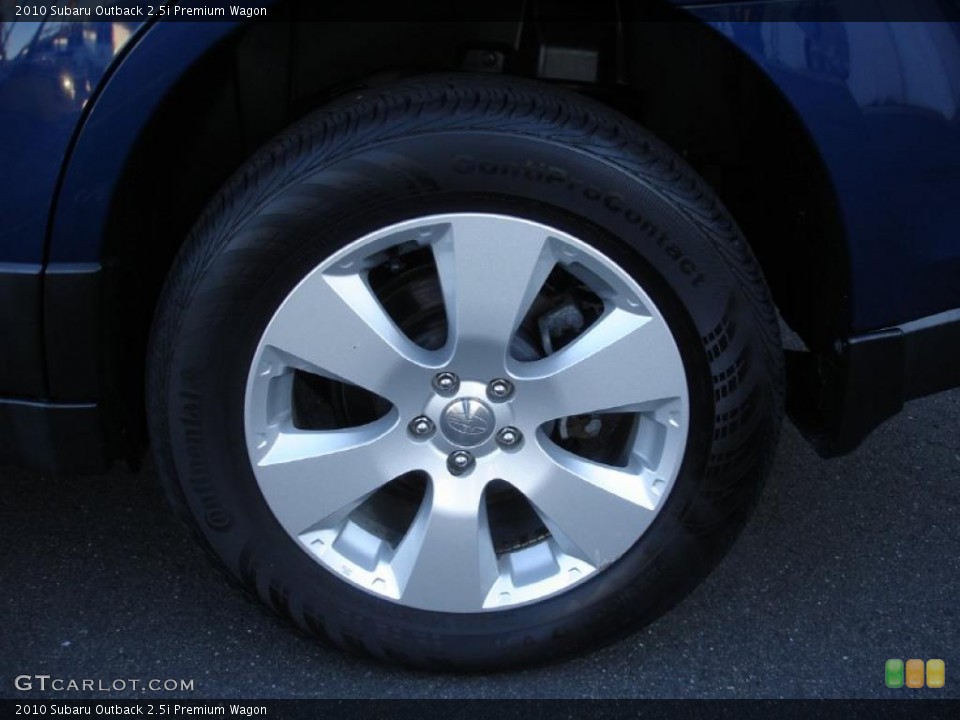 2010 Subaru Outback 2.5i Premium Wagon Wheel and Tire Photo #39037615