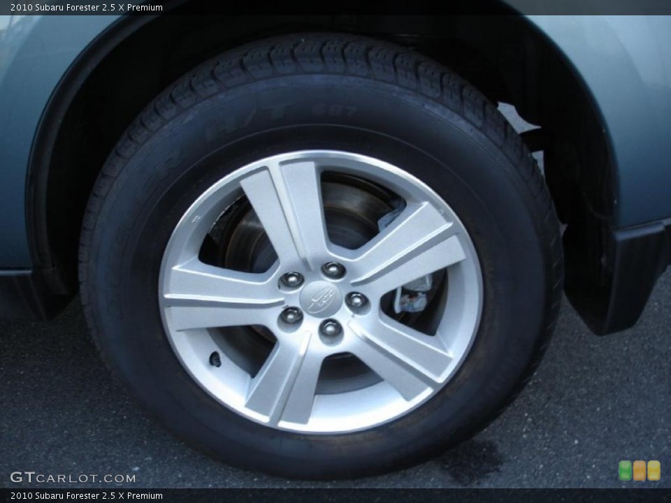 2010 Subaru Forester 2.5 X Premium Wheel and Tire Photo #39037859