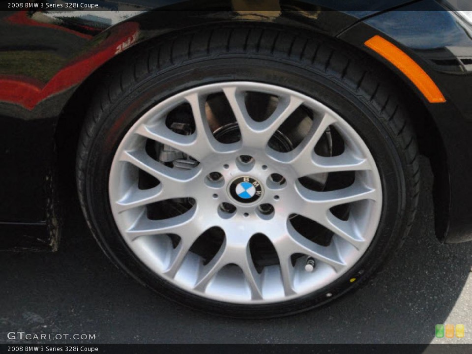 2008 BMW 3 Series 328i Coupe Wheel and Tire Photo #39042389