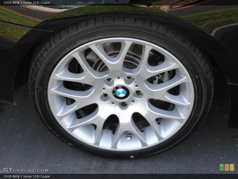 2008 BMW 3 Series 328i Coupe Wheel and Tire Photo #39042447