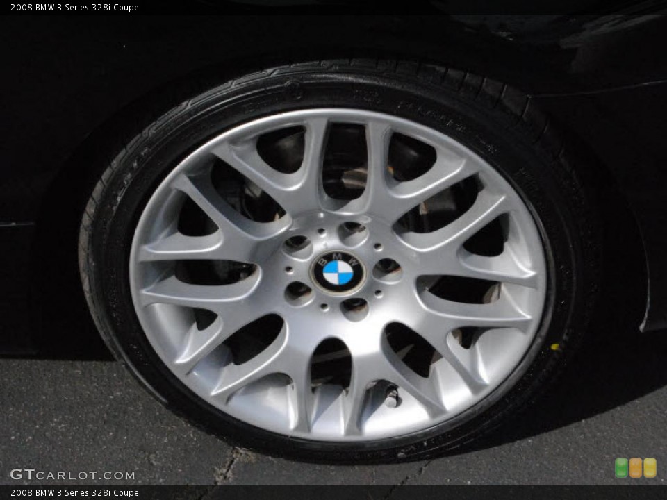 2008 BMW 3 Series 328i Coupe Wheel and Tire Photo #39042507