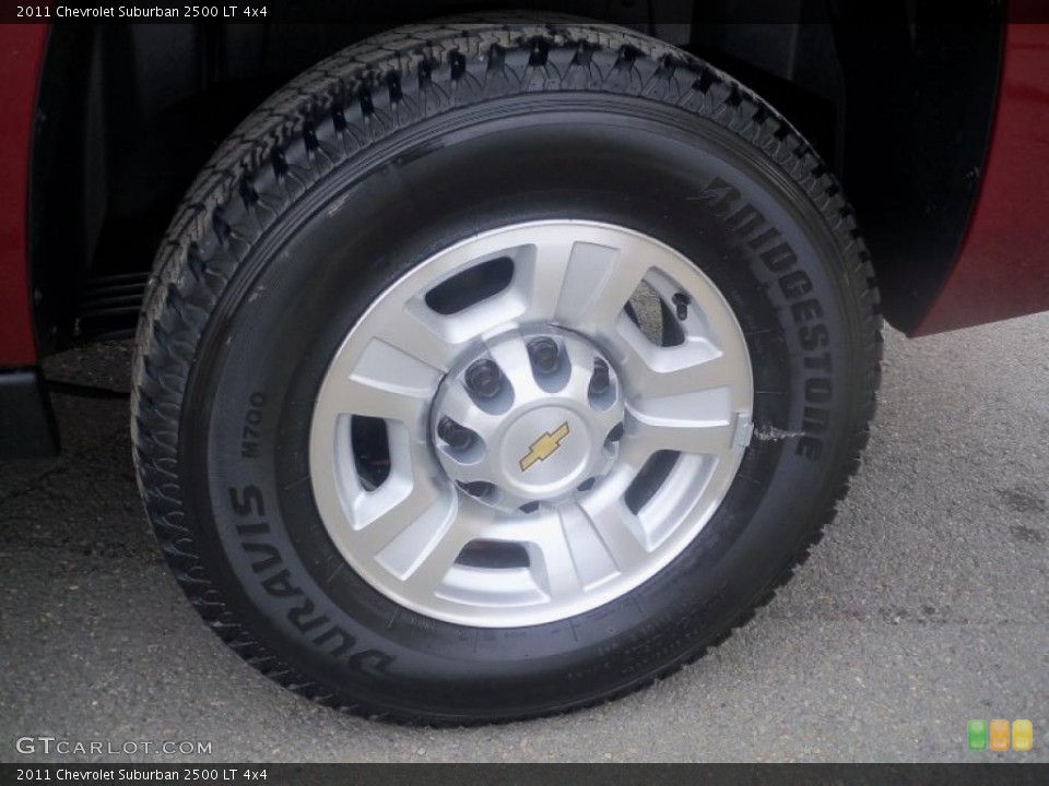2011 Chevrolet Suburban 2500 LT 4x4 Wheel and Tire Photo #39043287