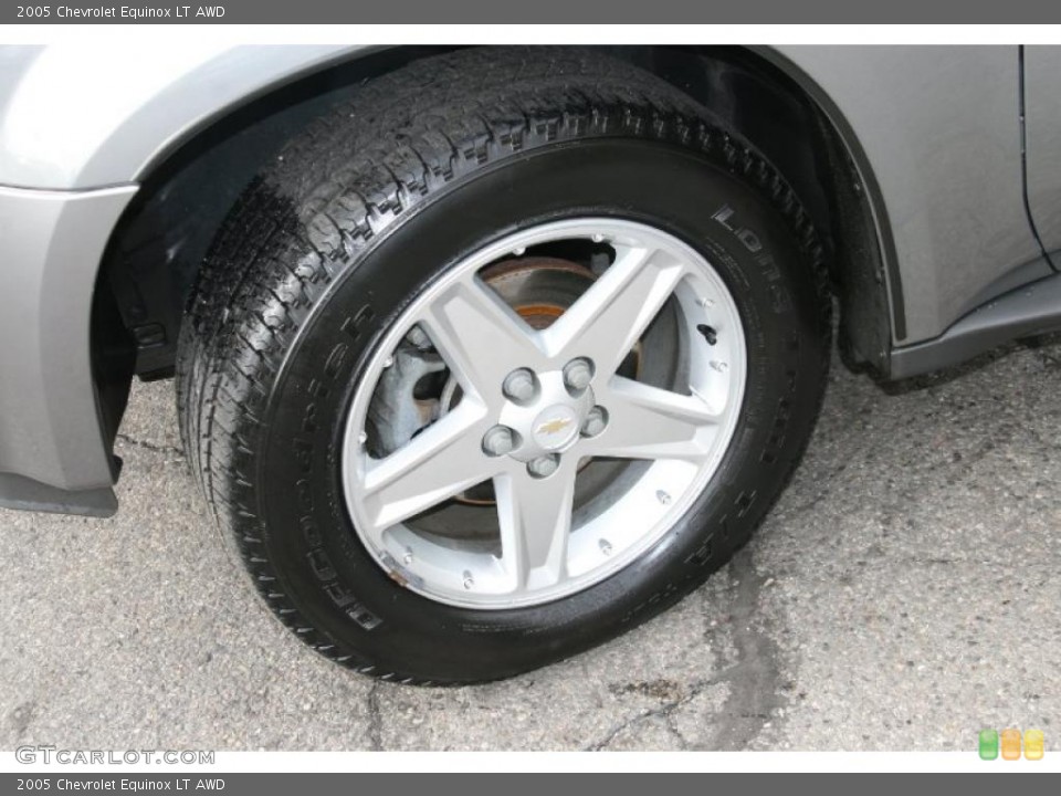 2005 Chevrolet Equinox LT AWD Wheel and Tire Photo #39043371