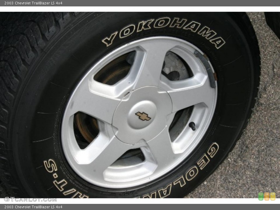 2003 Chevrolet TrailBlazer LS 4x4 Wheel And Tire Photo #39045196 ...