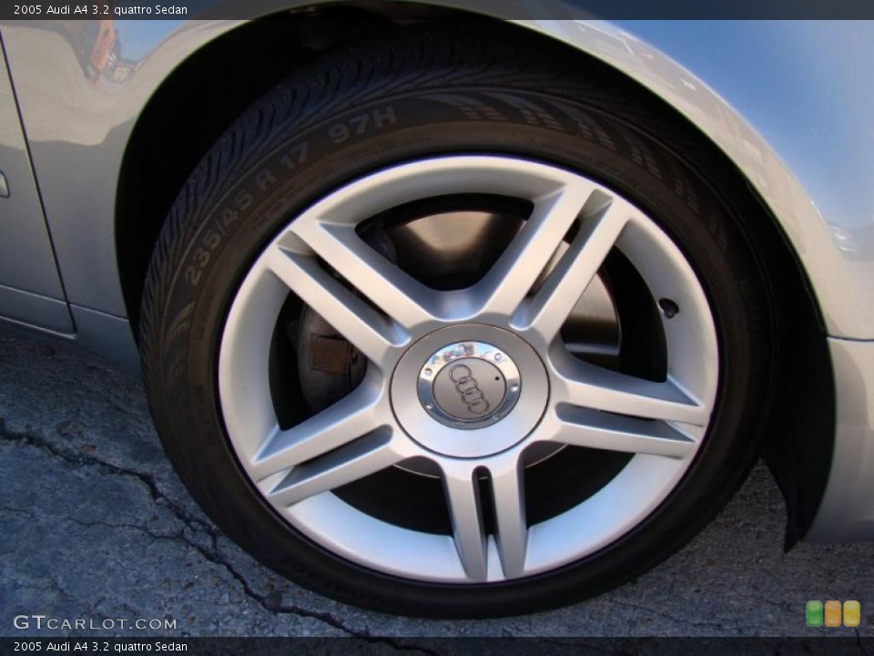 2005 Audi A4 3.2 quattro Sedan Wheel and Tire Photo #39045976