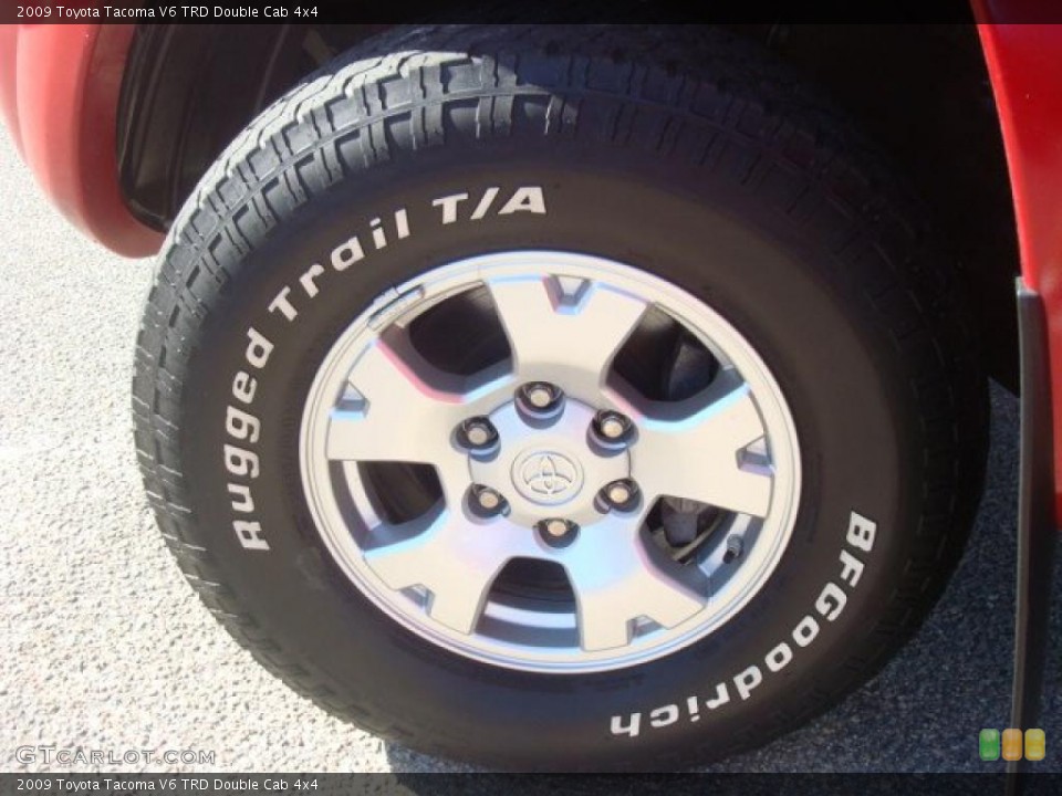 2009 Toyota Tacoma V6 TRD Double Cab 4x4 Wheel and Tire Photo #39046568