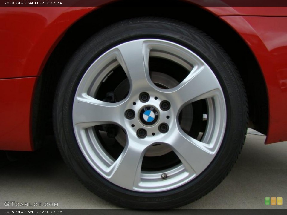 2008 BMW 3 Series 328xi Coupe Wheel and Tire Photo #39048060