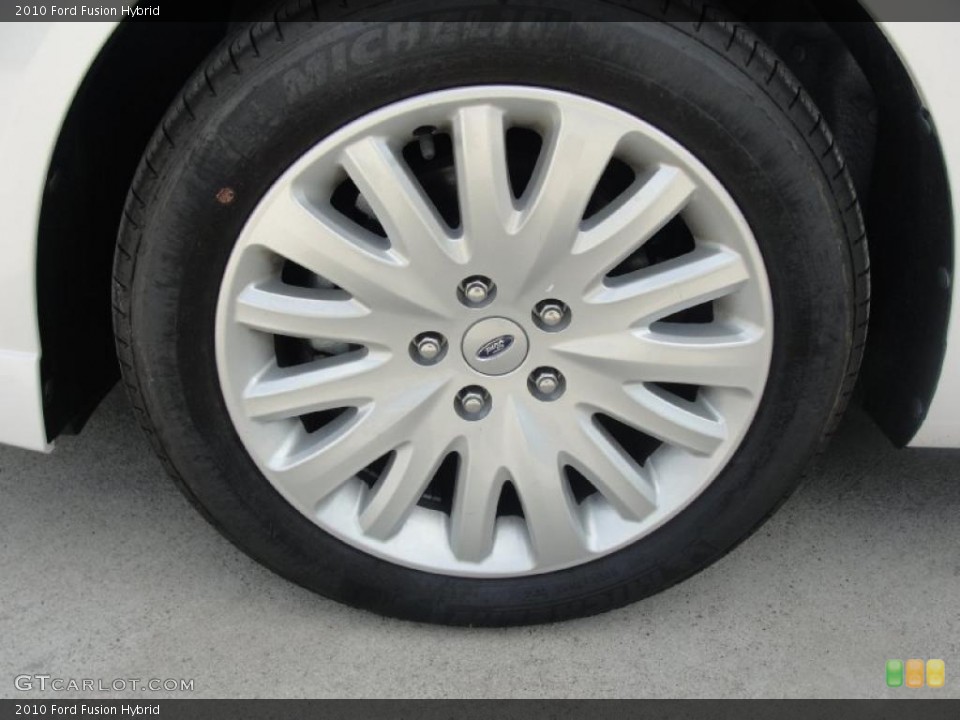 2010 Ford Fusion Hybrid Wheel and Tire Photo #39049080