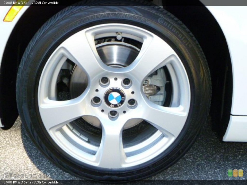 2008 BMW 3 Series 328i Convertible Wheel and Tire Photo #39049108