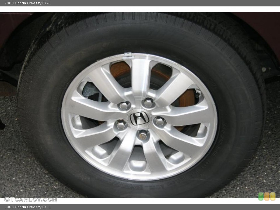 2008 Honda Odyssey EX-L Wheel and Tire Photo #39054356