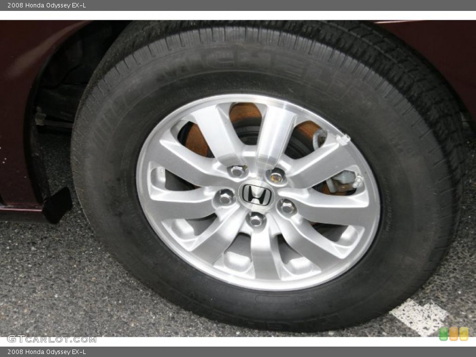 2008 Honda Odyssey EX-L Wheel and Tire Photo #39054372
