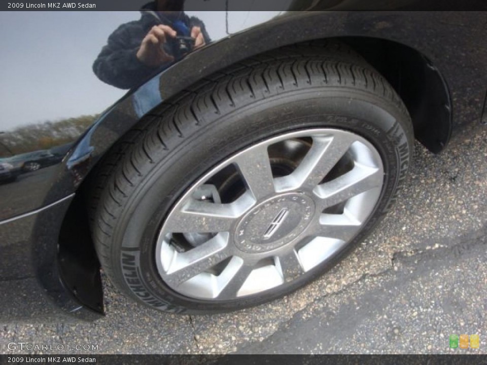 2009 Lincoln MKZ AWD Sedan Wheel and Tire Photo #39055352