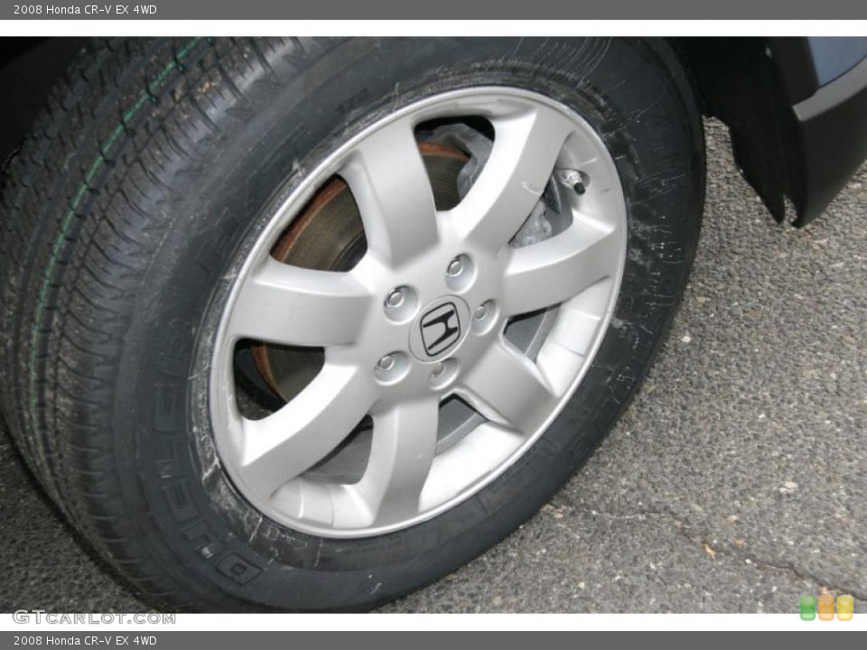2008 Honda CR-V EX 4WD Wheel and Tire Photo #39056184