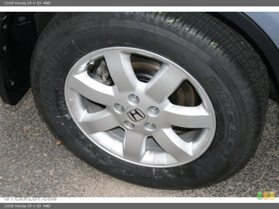 2008 Honda CR-V EX 4WD Wheel and Tire Photo #39056200