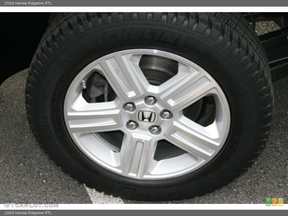 2009 Honda Ridgeline RTL Wheel and Tire Photo #39057080