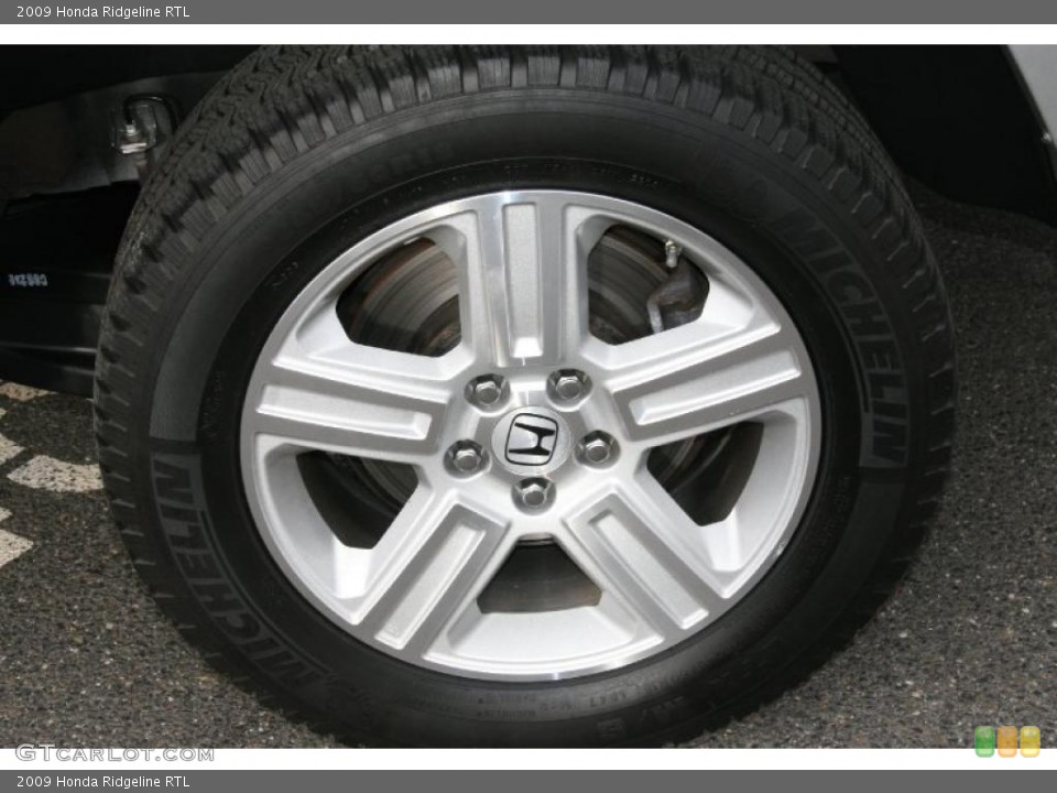 2009 Honda Ridgeline RTL Wheel and Tire Photo #39057096