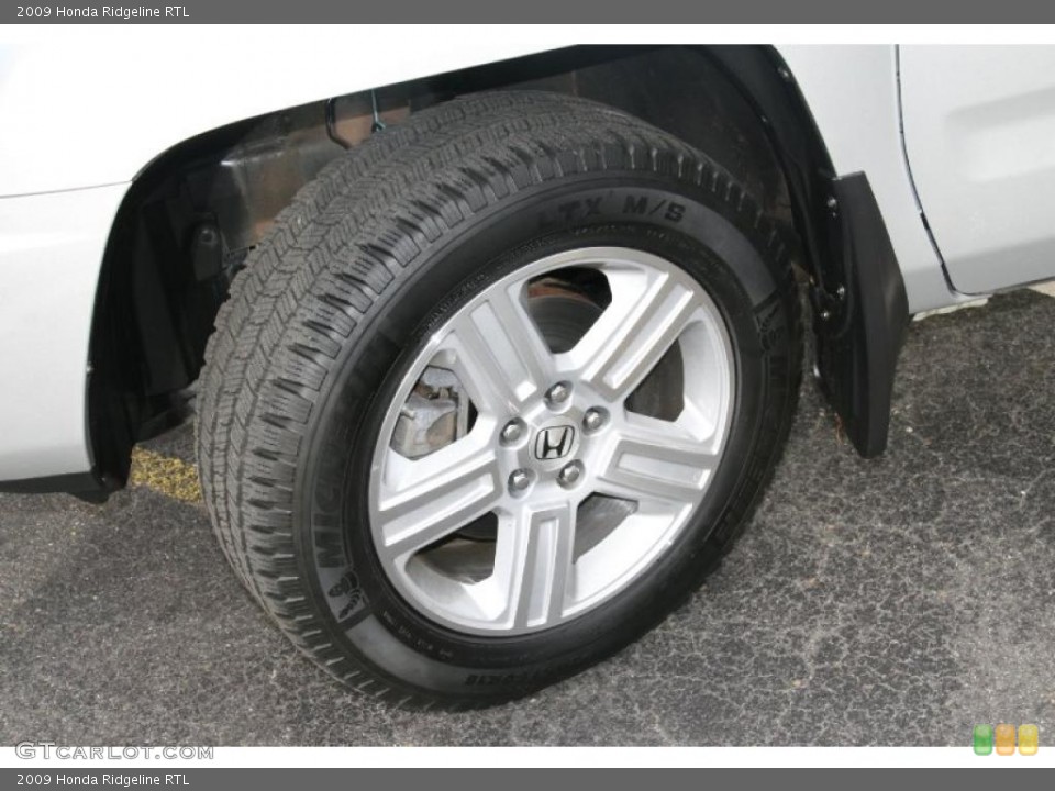 2009 Honda Ridgeline RTL Wheel and Tire Photo #39057112