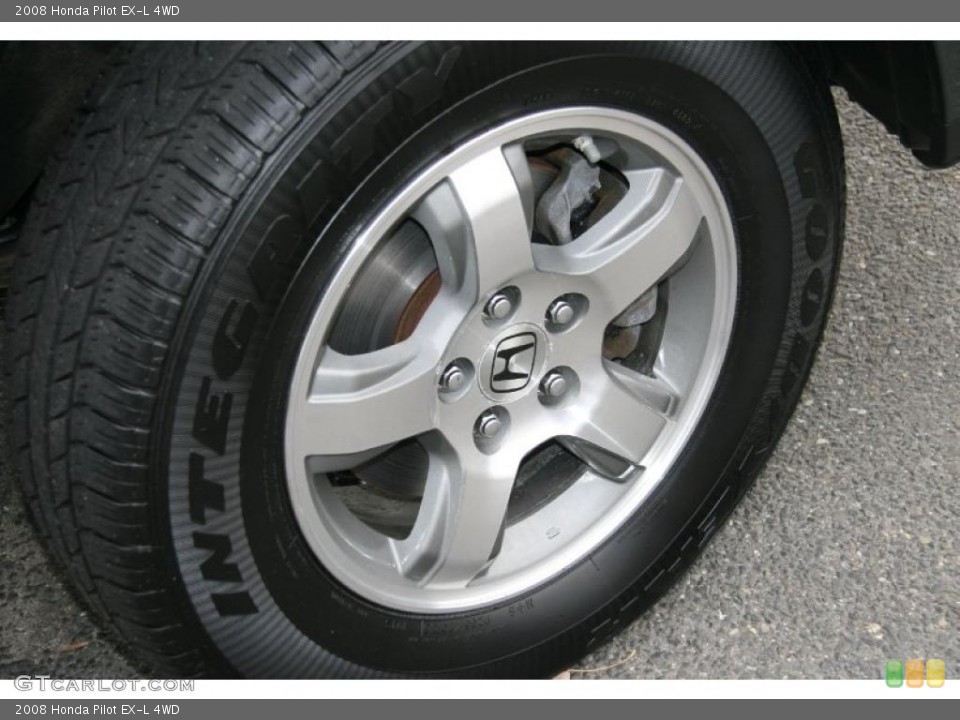 2008 Honda Pilot EX-L 4WD Wheel and Tire Photo #39057472