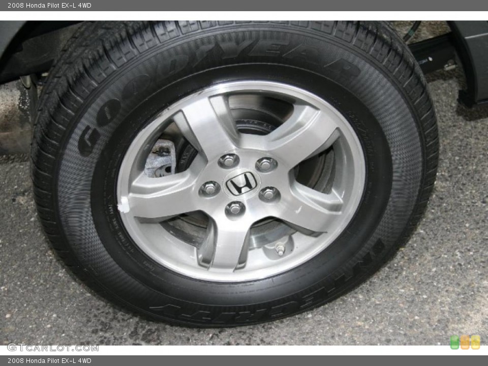 2008 Honda Pilot EX-L 4WD Wheel and Tire Photo #39057488