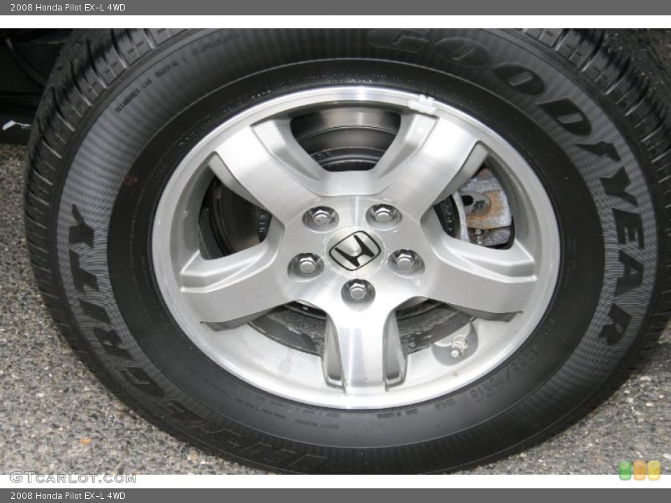 2008 Honda Pilot EX-L 4WD Wheel and Tire Photo #39057506