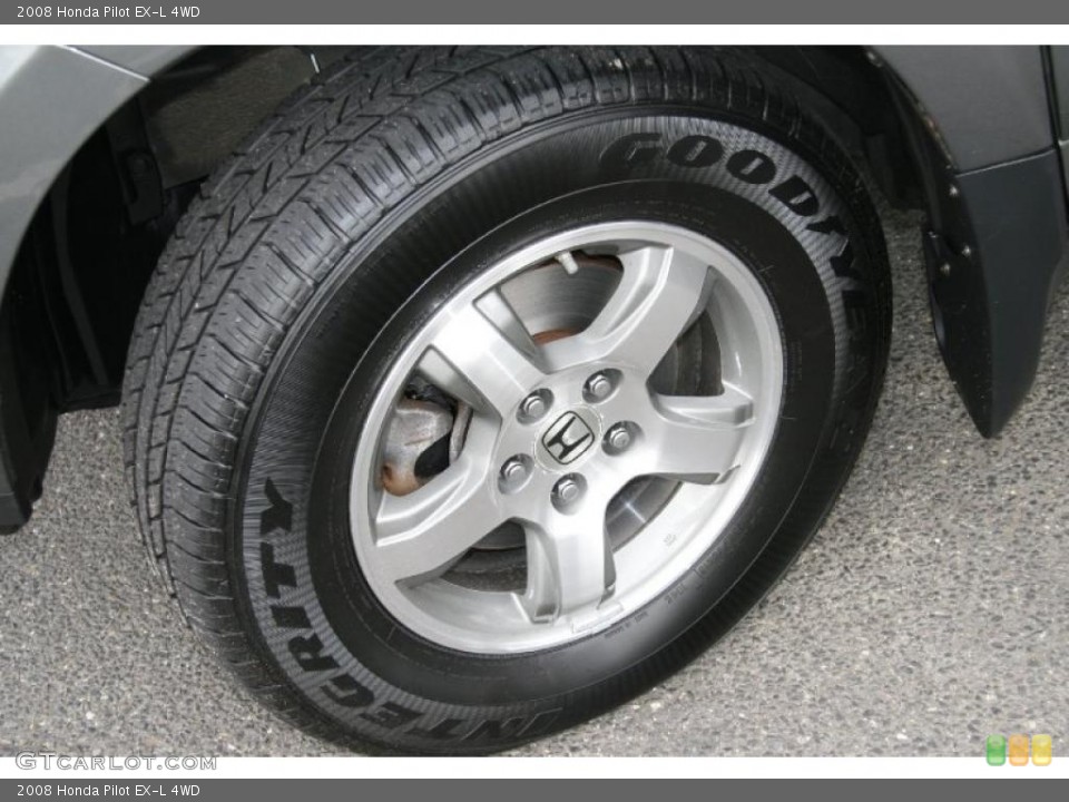 2008 Honda Pilot EX-L 4WD Wheel and Tire Photo #39057524