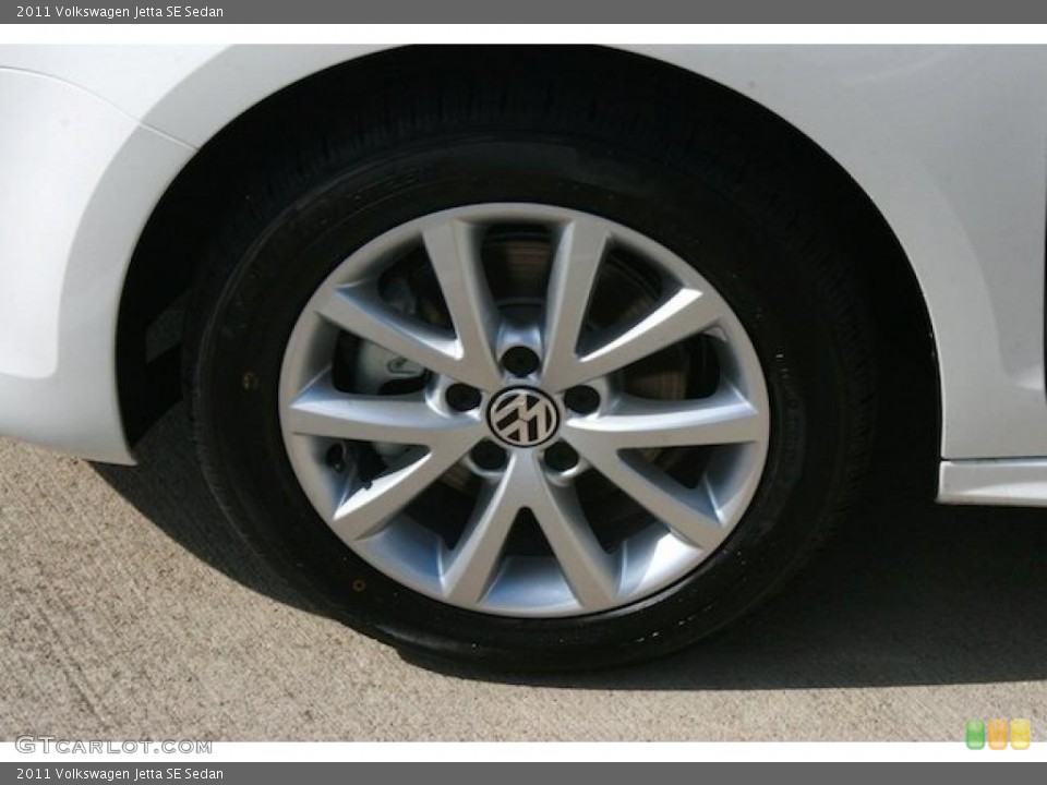 2011 Volkswagen Jetta SE Sedan Wheel and Tire Photo #39058164