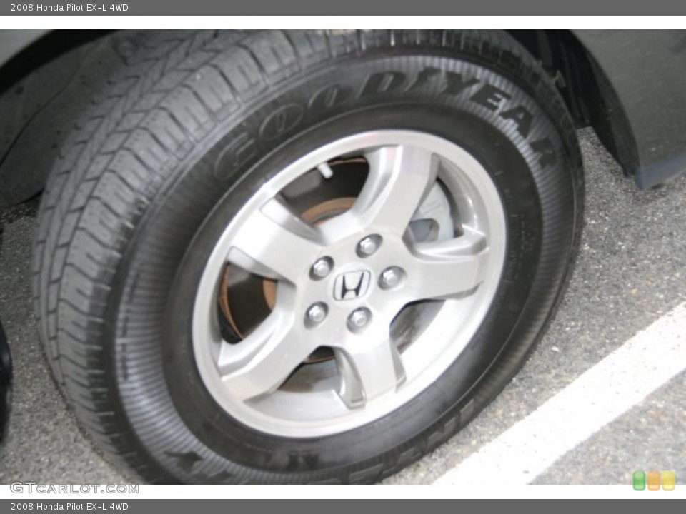 2008 Honda Pilot EX-L 4WD Wheel and Tire Photo #39058736