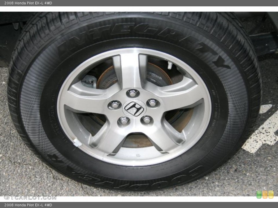 2008 Honda Pilot EX-L 4WD Wheel and Tire Photo #39058744