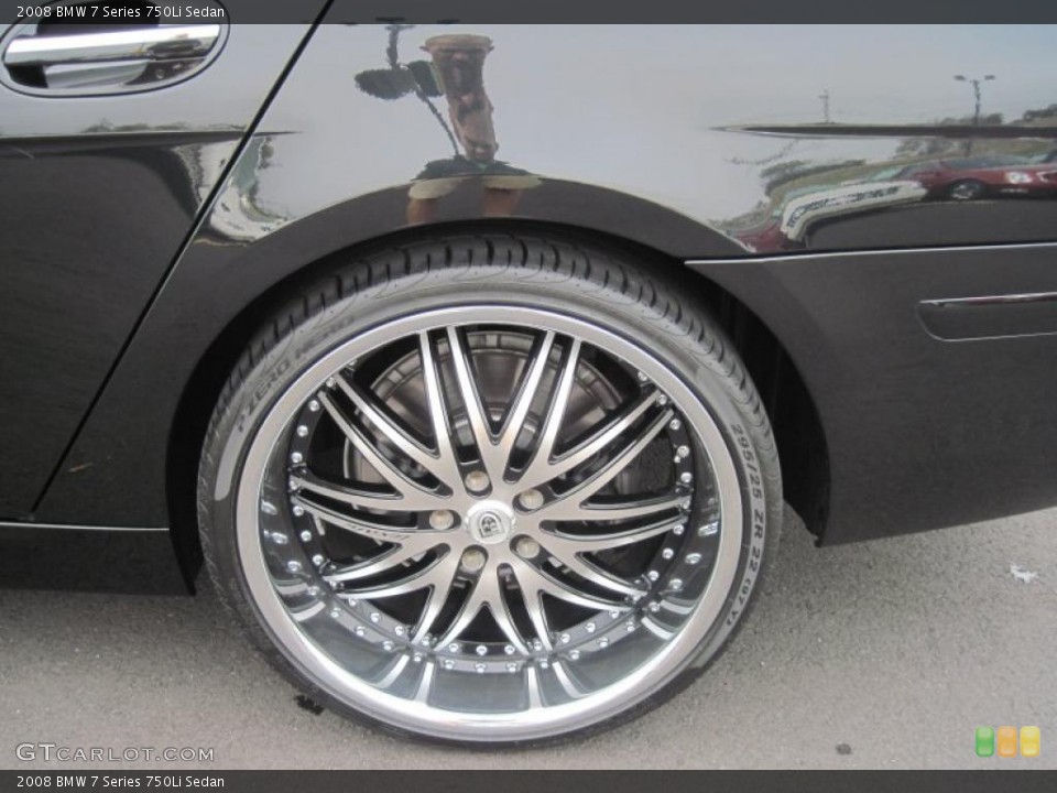 2008 BMW 7 Series Custom Wheel and Tire Photo #39060463