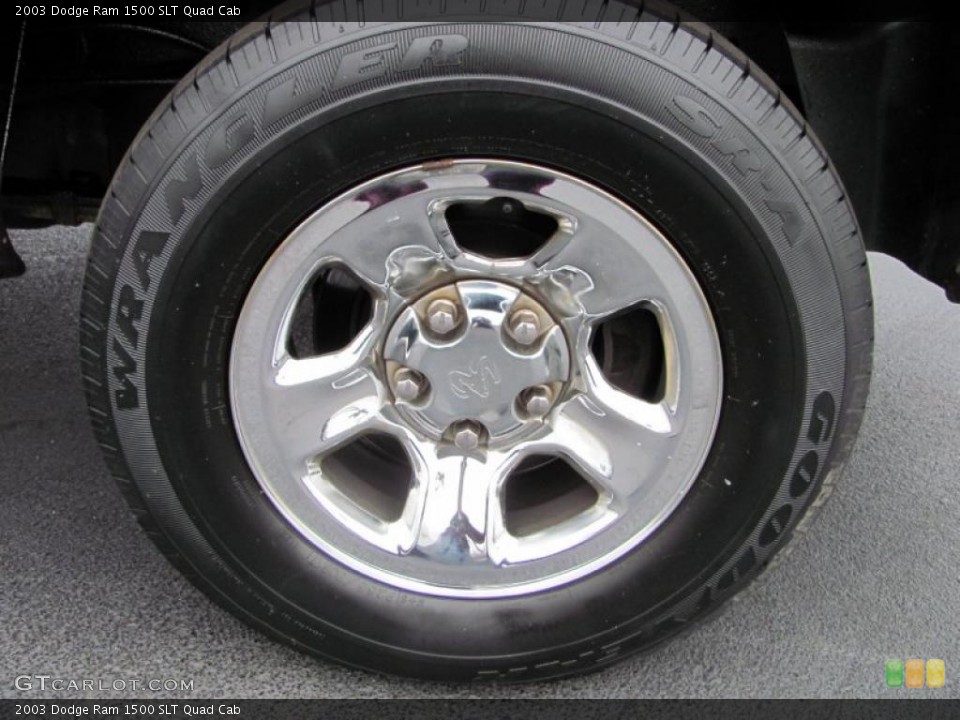 2003 Dodge Ram 1500 SLT Quad Cab Wheel and Tire Photo #39062627