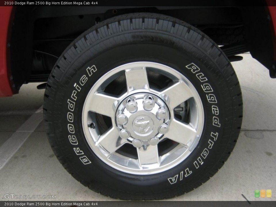 2010 Dodge Ram 2500 Big Horn Edition Mega Cab 4x4 Wheel and Tire Photo #39063315