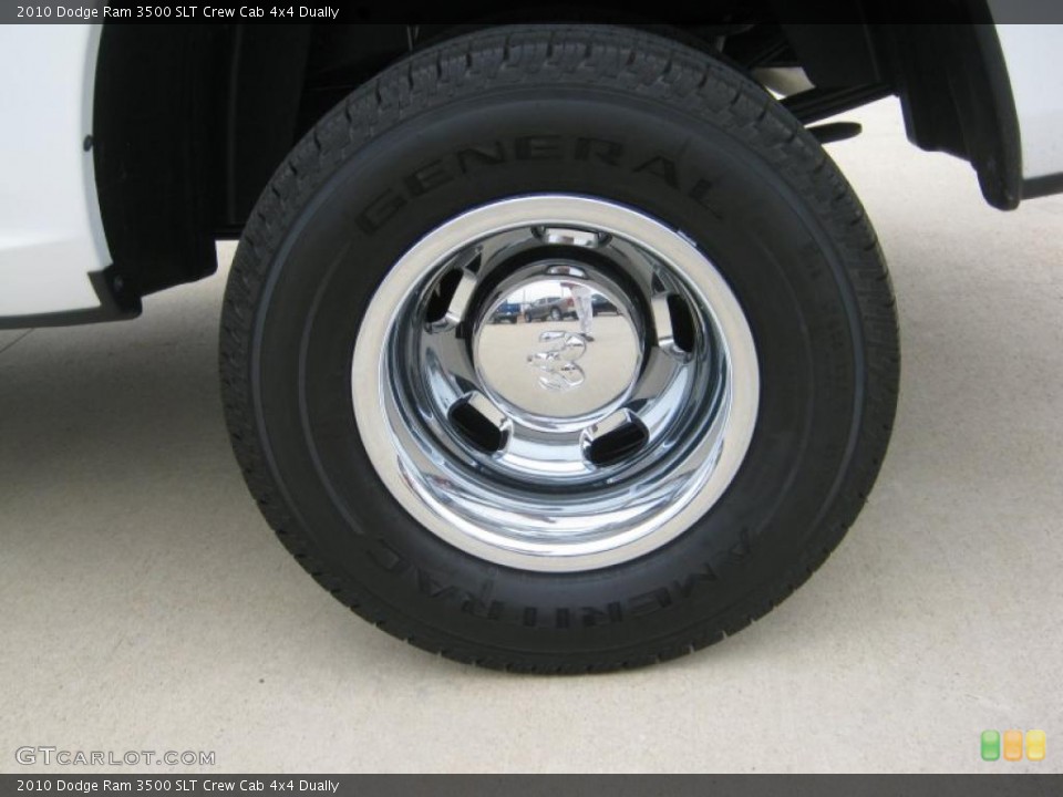 2010 Dodge Ram 3500 SLT Crew Cab 4x4 Dually Wheel and Tire Photo #39063747