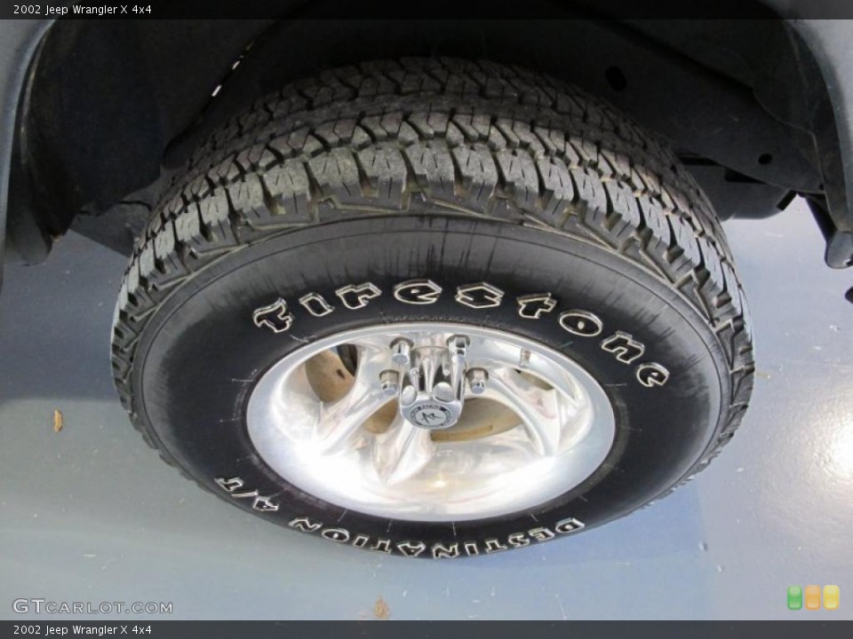 2002 Jeep Wrangler Custom Wheel and Tire Photo #39064603