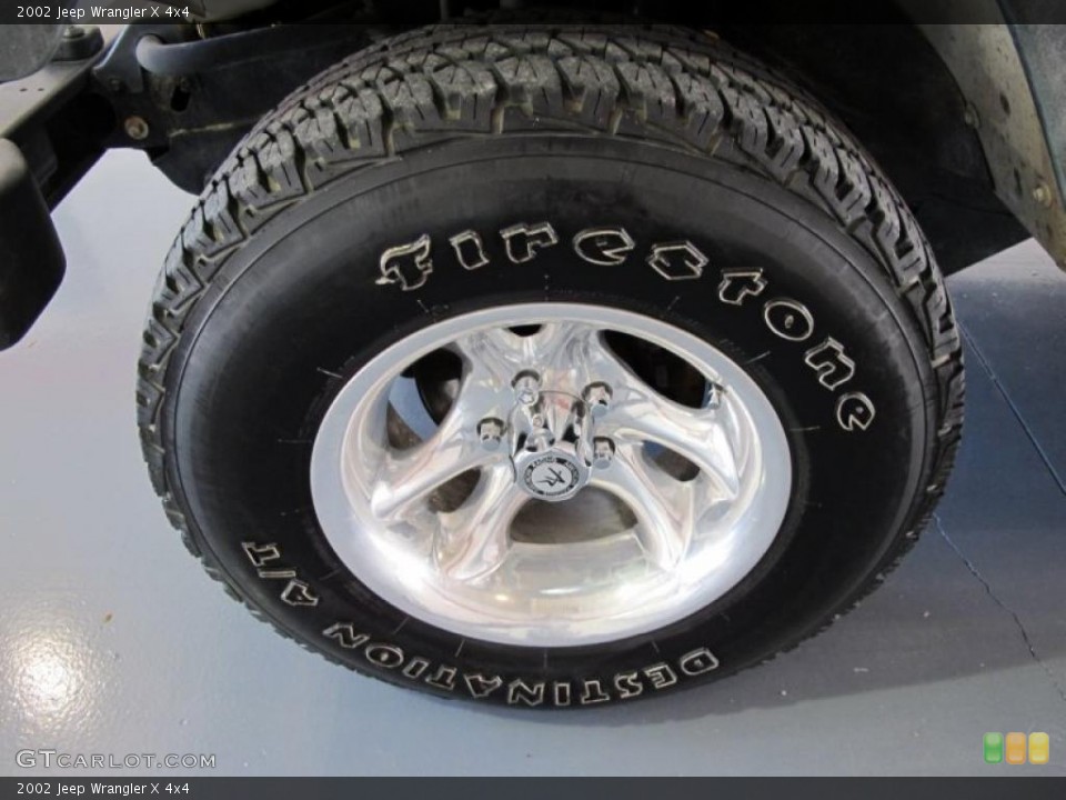 2002 Jeep Wrangler Custom Wheel and Tire Photo #39064619