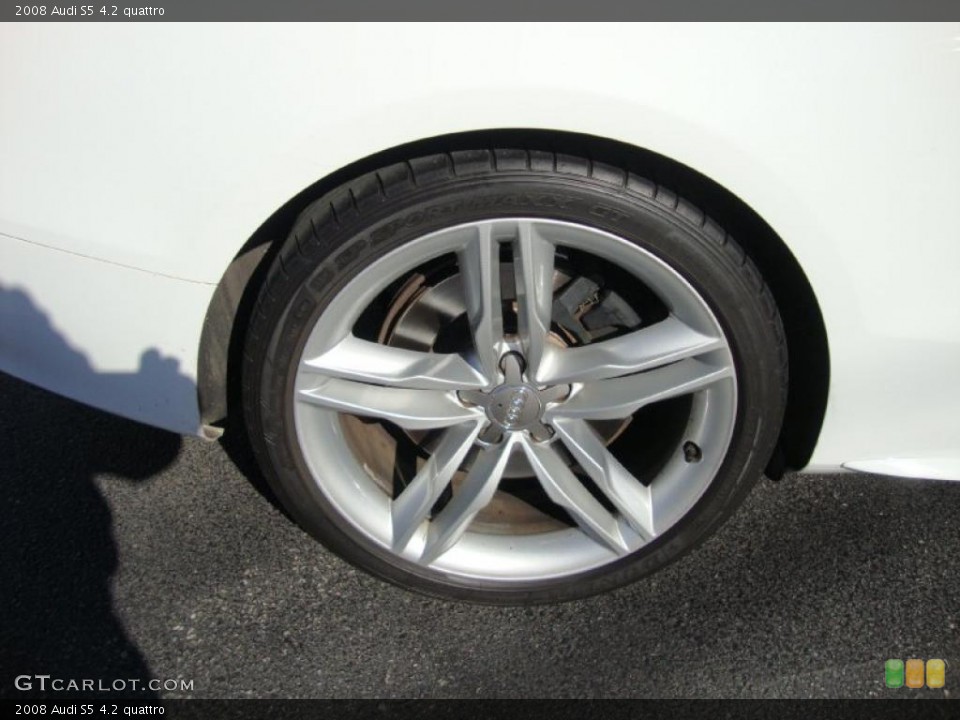 2008 Audi S5 4.2 quattro Wheel and Tire Photo #39066379