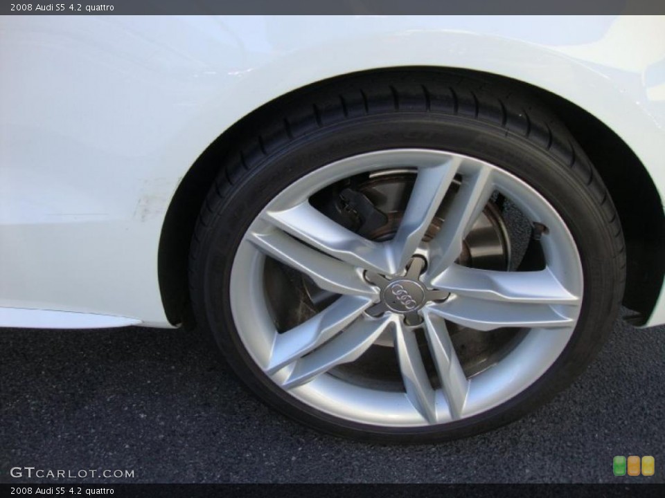 2008 Audi S5 4.2 quattro Wheel and Tire Photo #39066479