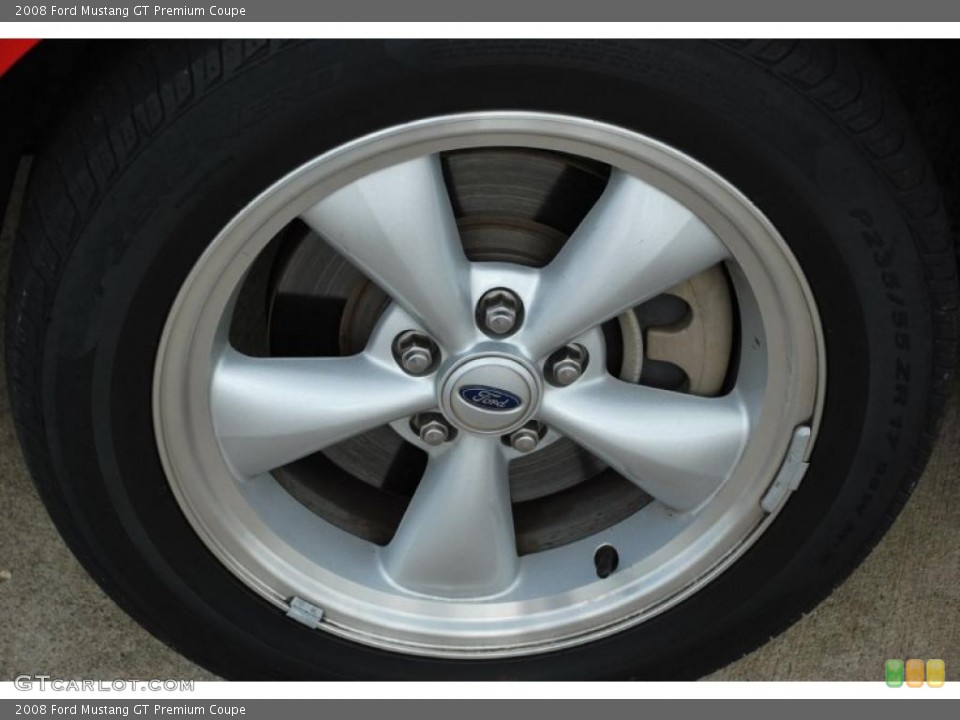 2008 Ford Mustang GT Premium Coupe Wheel and Tire Photo #39071107